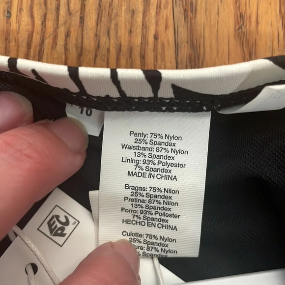 Bleu Rod Beattie Urban Oasis High-Waist Draped Side-Tie Bikini Bottom sz 10 NWT - Picture 6 of 7